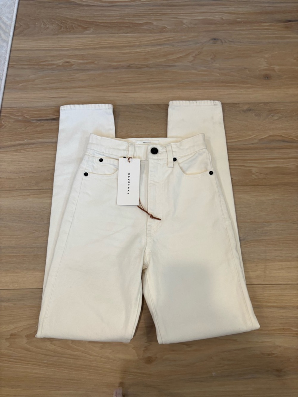 Slvrlake white denim jeans nwt